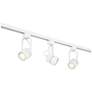 Pro Track Layna Linear 3-Light White LED Bullet ceiling or wall Track Kit
