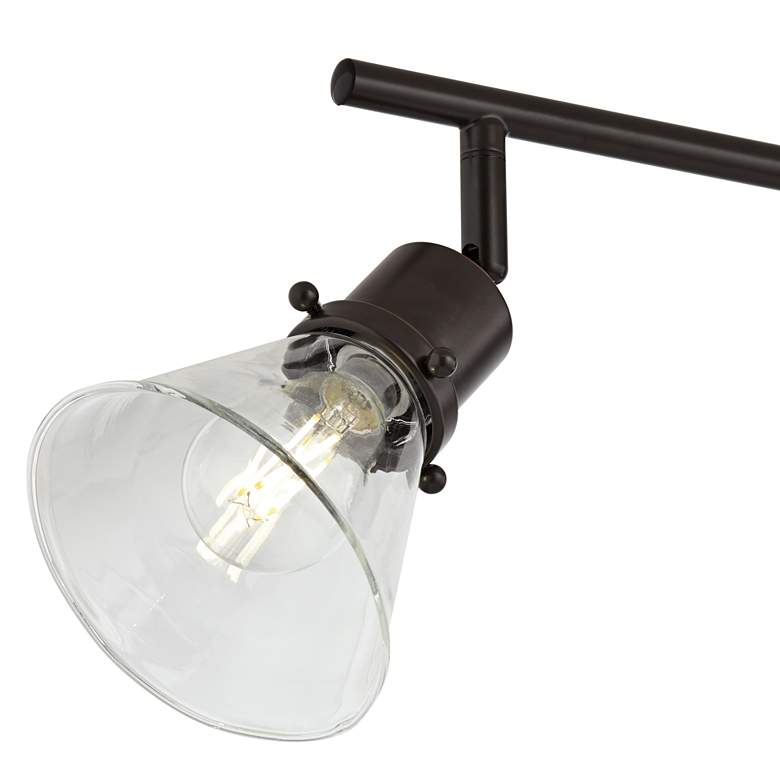 Image 3 Pro Track Leila 23 1/4 inch 3-Light Bronze Track Style Ceiling Light more views