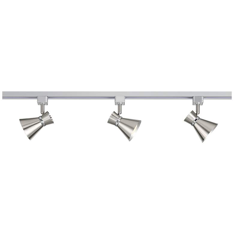 Image 4 Pro Track Linear 3-Light Brushed Nickel LED Track Kit more views