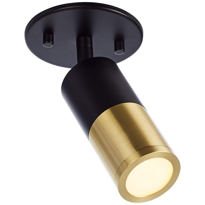 Pro Track Maxine Gold and Black 10W LED Track Ceiling Spotlight ...