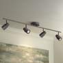 Pro Track Melson 4-Light Bronze GU10 LED Wall or Ceiling Track Fixture