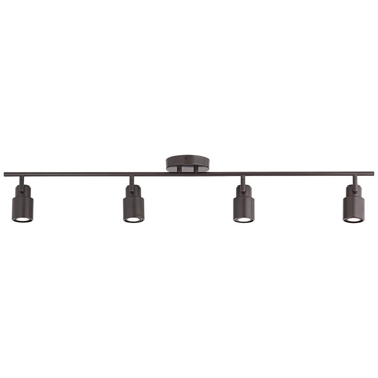 Image 4 Pro Track Melson 4-Light Bronze GU10 LED Wall or Ceiling Track Fixture more views