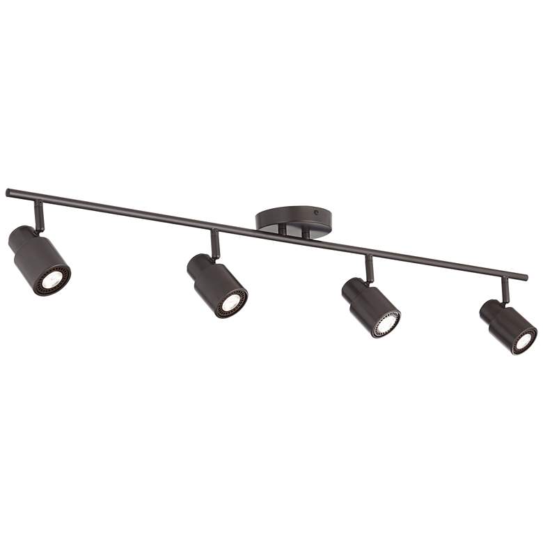Image 5 Pro Track Melson 4-Light Bronze GU10 LED Wall or Ceiling Track Fixture more views