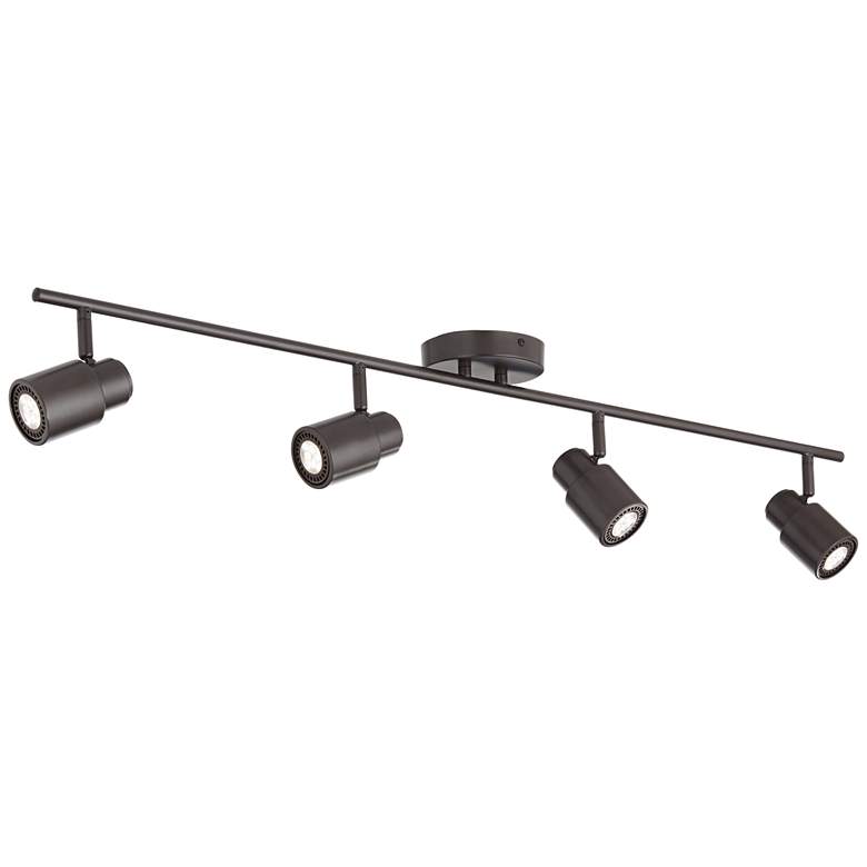 Image 6 Pro Track Melson 4-Light Bronze GU10 LED Wall or Ceiling Track Fixture more views
