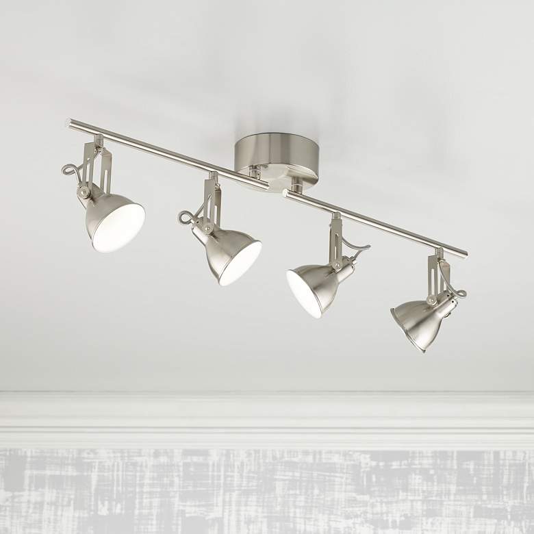 Image 1 Pro Track® Noel 4-Light LED Satin Nickel Track Light Kit