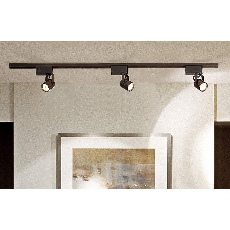 Image 1 Pro Track® Oil Rubbed Bronze Linear Track Kit For Wall or Ceiling