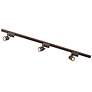 Pro Track&#174; Oil Rubbed Bronze Linear Track Kit For Wall or Ceiling
