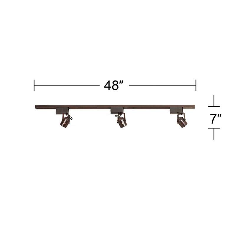 Image 7 Pro Track® Oil Rubbed Bronze Linear Track Kit For Wall or Ceiling more views