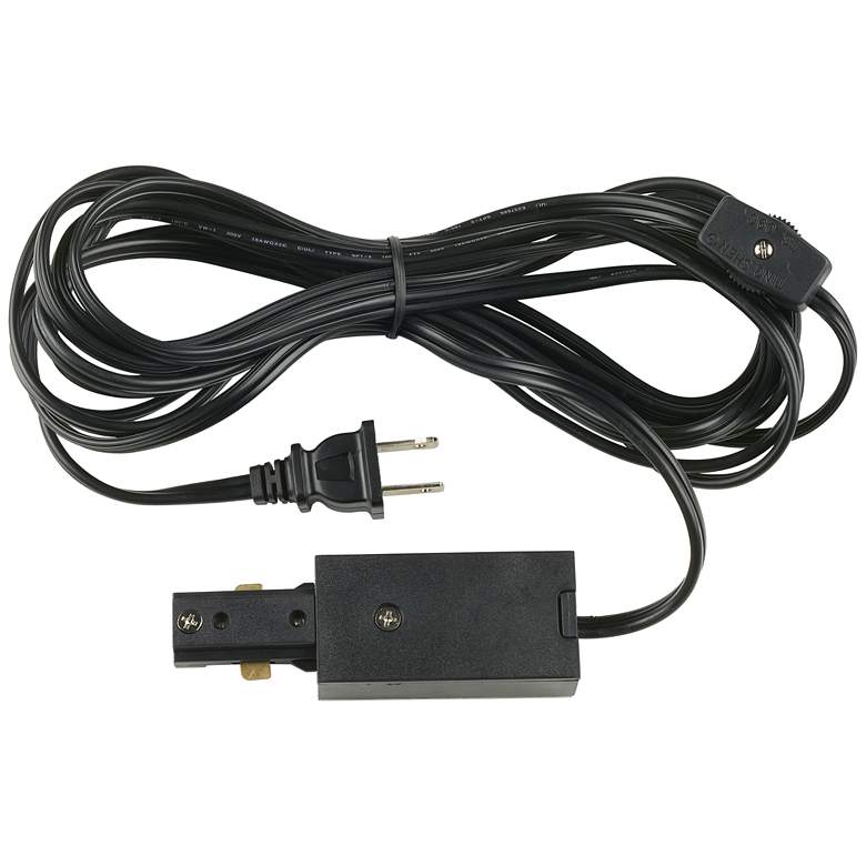 Image 1 Pro Track Plug In Black 3-Foot Outlet Extension Cord