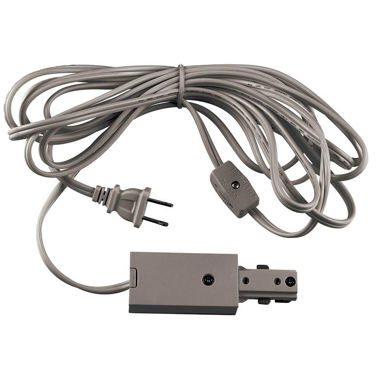 Image 1 Pro Track Plug In  Silver 3-Foot Outlet Extension Cord