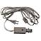 Pro Track Plug In  Silver 3-Foot Outlet Extension Cord