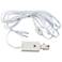 Pro Track Plug in White 3-Foot Outlet Extension Cord