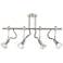 Pro Track Pura 4-Light Brushed Nickel LED Track Light