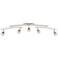 Pro Track Quincy 5-Light Chrome LED Swing Arm Track Fixture