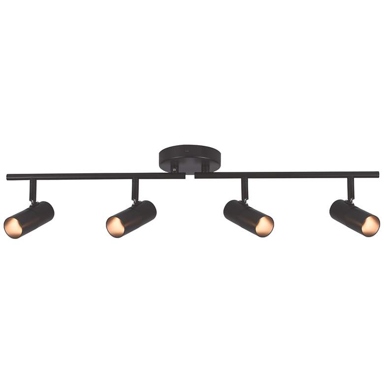 Image 1 Pro Track Renee 4-Light Bronze LED Track Fixture