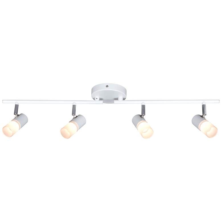 Image 1 Pro Track Renee 4-Light White LED Track Fixture