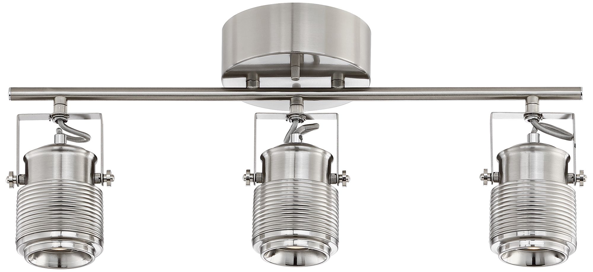 Pro Track Ripple 3-Light Satin Nickel LED Track Light