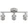 Pro Track Ripple 3-Light Satin Nickel LED Track Light