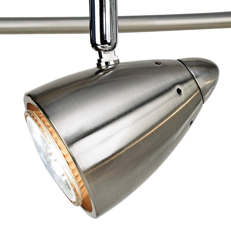 Image 4 Pro Track Salazar 54 inch Wide Brushed Nickel S-Wave LED Track Light more views