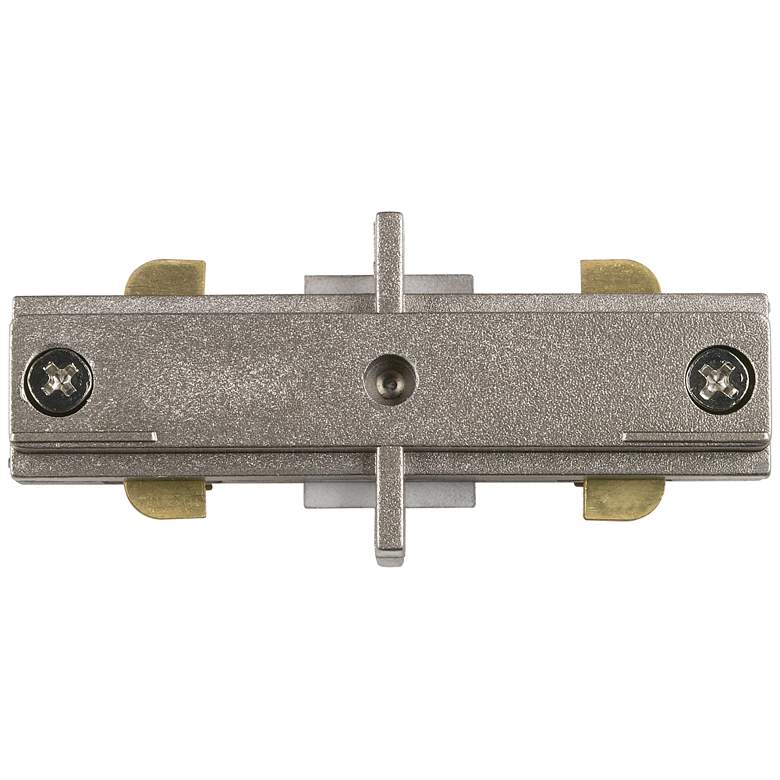 Image 1 Pro Track Satin Nickel Mini-Connector for Halo Track Lighting Systems