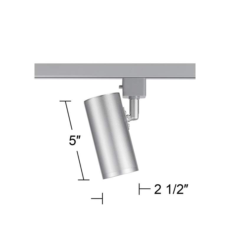 Image 5 Pro Track Silver 8.5 Watt LED Cylinder Track Head more views