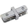Pro Track Silver Mini Straight Connector Track Joiner for Lightolier System