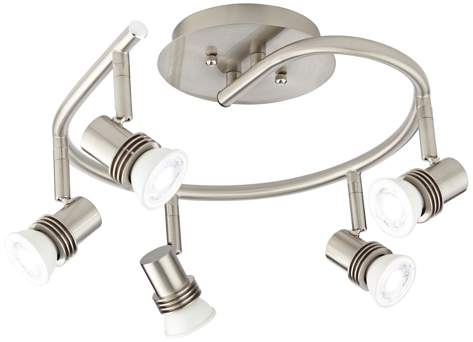 Image 4 Pro Track Speira 15 3/4"W 5-Light Spiral LED Track Light more views