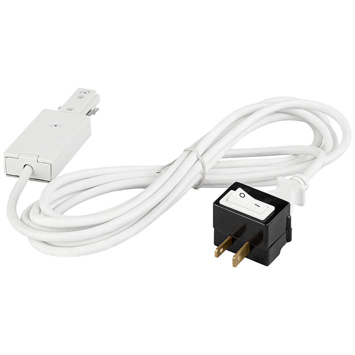 Pro Track Spek 3-pin White Cord and Plug Connector - #41R35