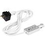 Pro Track Spek 3-pin White Cord and Plug Connector