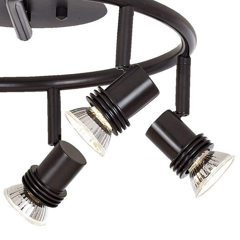 Image 4 Pro Track Spiral 15 3/4" Bronze 5-Light LED Track Style Ceiling Light more views