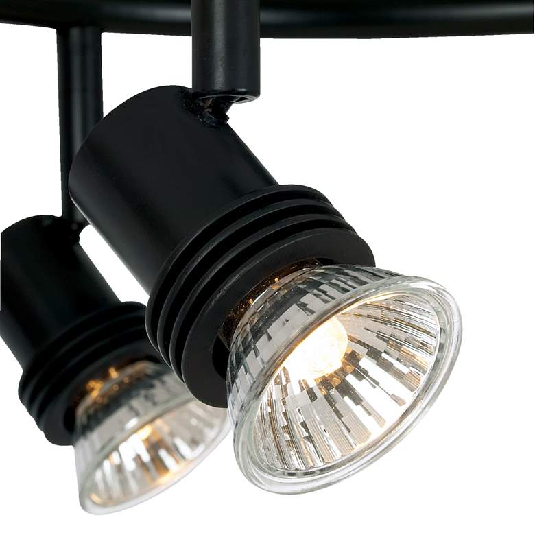 Image 6 Pro Track® Spiral Black 5-Light LED Ceiling Fixture more views