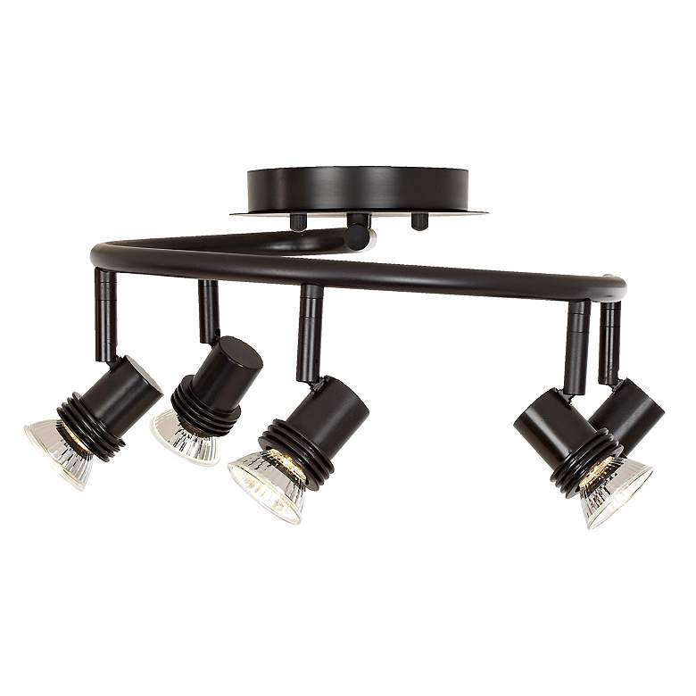 Pro Track&#174; Spiral Bronze 5-Light LED Ceiling Fixture more views