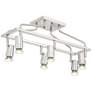 Pro Track Sven 6-Light Brushed Nickel Cage Track Fixture