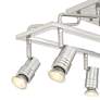 Thumbnail3 of Pro Track Sven 6-Light Brushed Nickel Cage Track Fixture more views