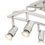 Pro Track Sven 6-Light Brushed Nickel Cage Track Fixture