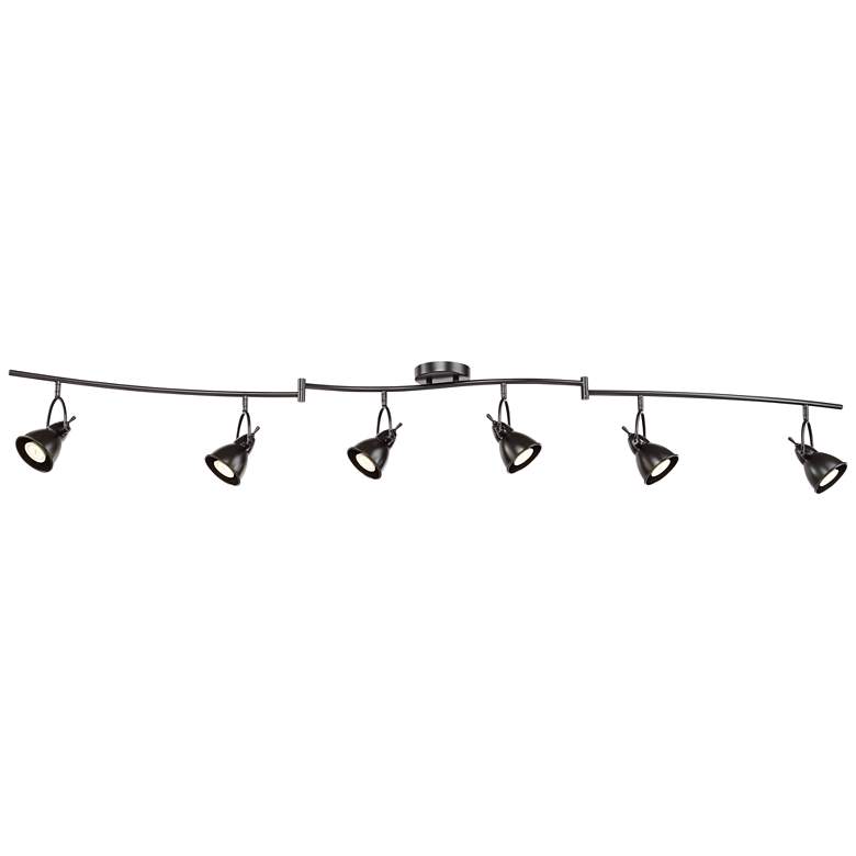 Image 4 Pro Track Thorndale 68 inch 6-Light Bronze LED Adjustable Track Fixture more views