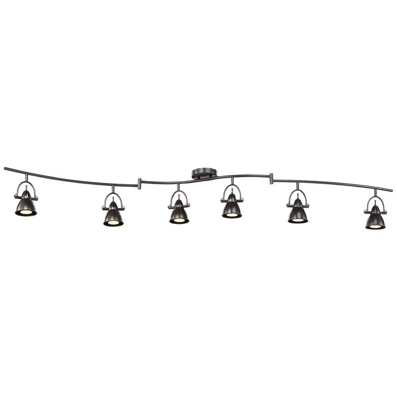 Image 5 Pro Track Thorndale 68 inch 6-Light Bronze LED Adjustable Track Fixture more views