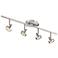 Pro Track® Tilden 4-Light Brushed Nickel LED ceiling or wall Track Kit