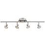 Pro Track&#174; Tilden 4-Light Brushed Nickel LED ceiling or wall Track Kit