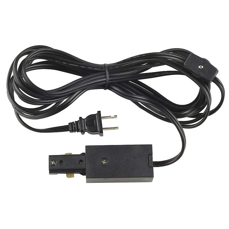 Image 1 Pro Track® Track Lighting Black Outlet Extension Cord