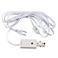 Pro Track® Track Lighting White Outlet Extension Cord