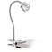 Pro Track Tyler 13" Large Silver Gooseneck Arm LED Clip Light