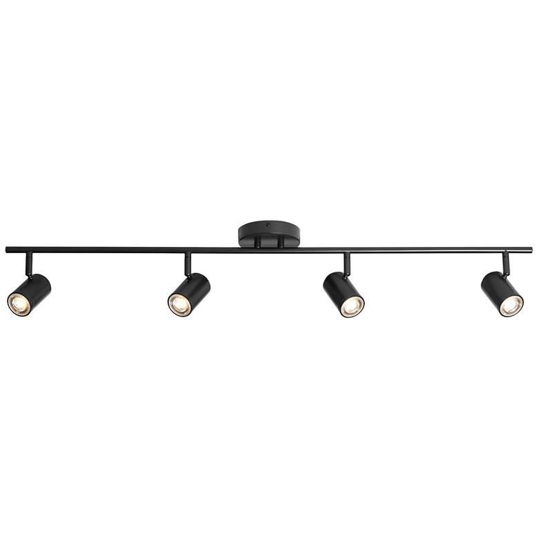 Image 2 Pro Track Vester 4-Light Black LED Ceiling or Wall Track Fixture