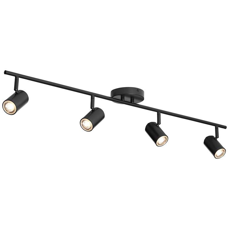 Image 6 Pro Track Vester 4-Light Black LED Ceiling or Wall Track Fixture more views