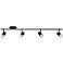 Pro Track Vester 4-Light Black LED Wall or Ceiling Track Fixture