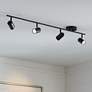 1_Pro Track Vester 4-Light Black LED Wall or Ceiling Track Fixture