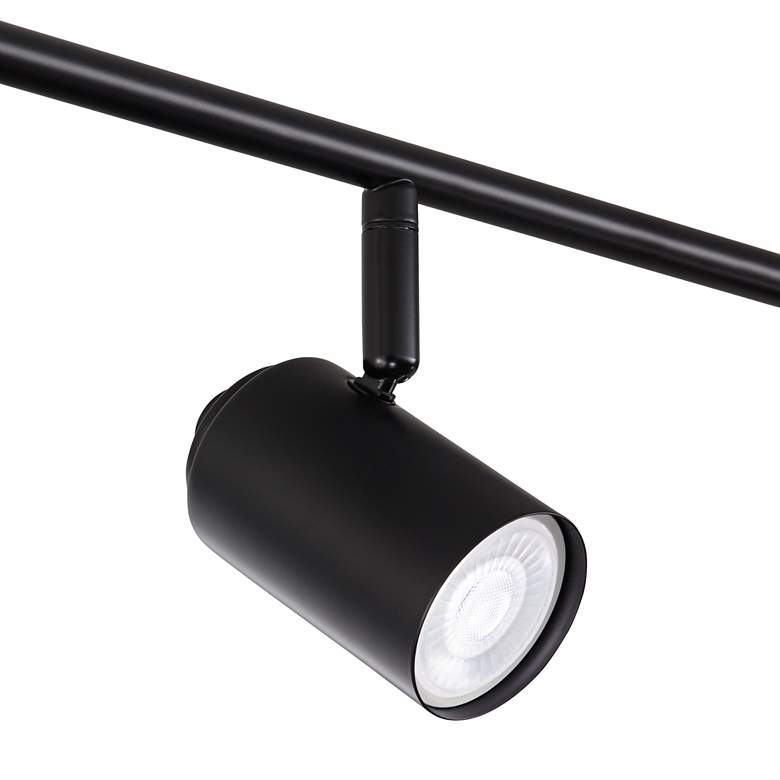 Image 3 Pro Track Vester 4-Light Black LED Wall or Ceiling Track Fixture more views