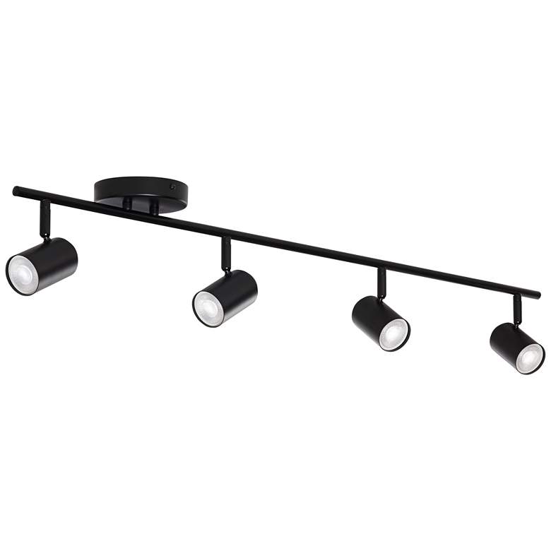 Image 6 Pro Track Vester 4-Light Black LED Wall or Ceiling Track Fixture more views