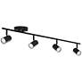 6_Pro Track Vester 4-Light Black LED Wall or Ceiling Track Fixture more views