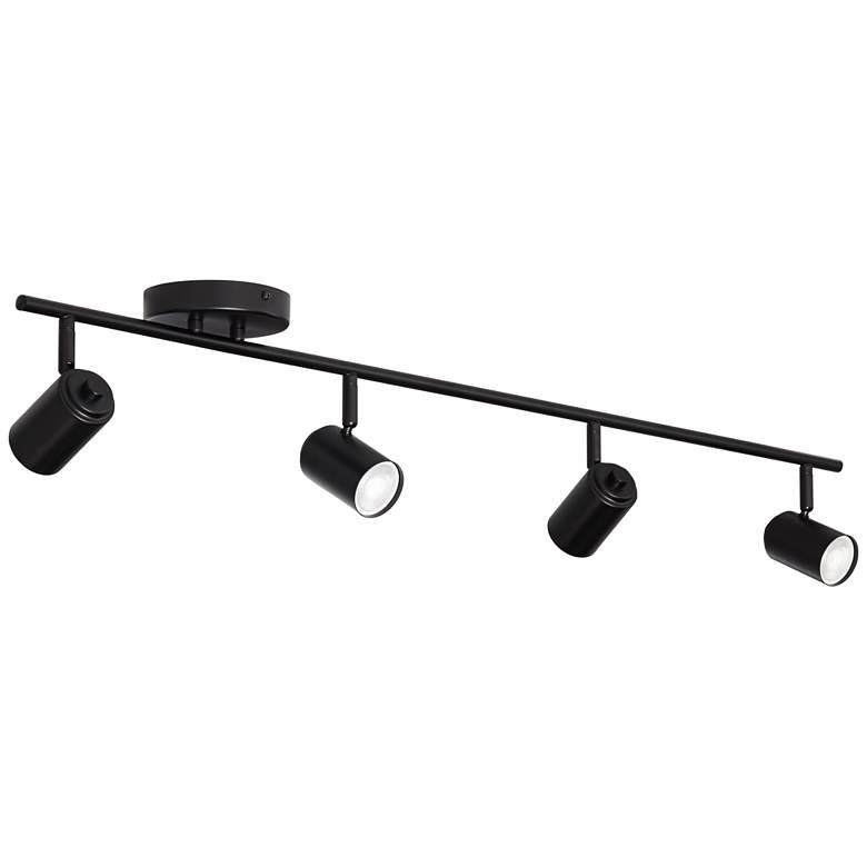 Image 7 Pro Track Vester 4-Light Black LED Wall or Ceiling Track Fixture more views